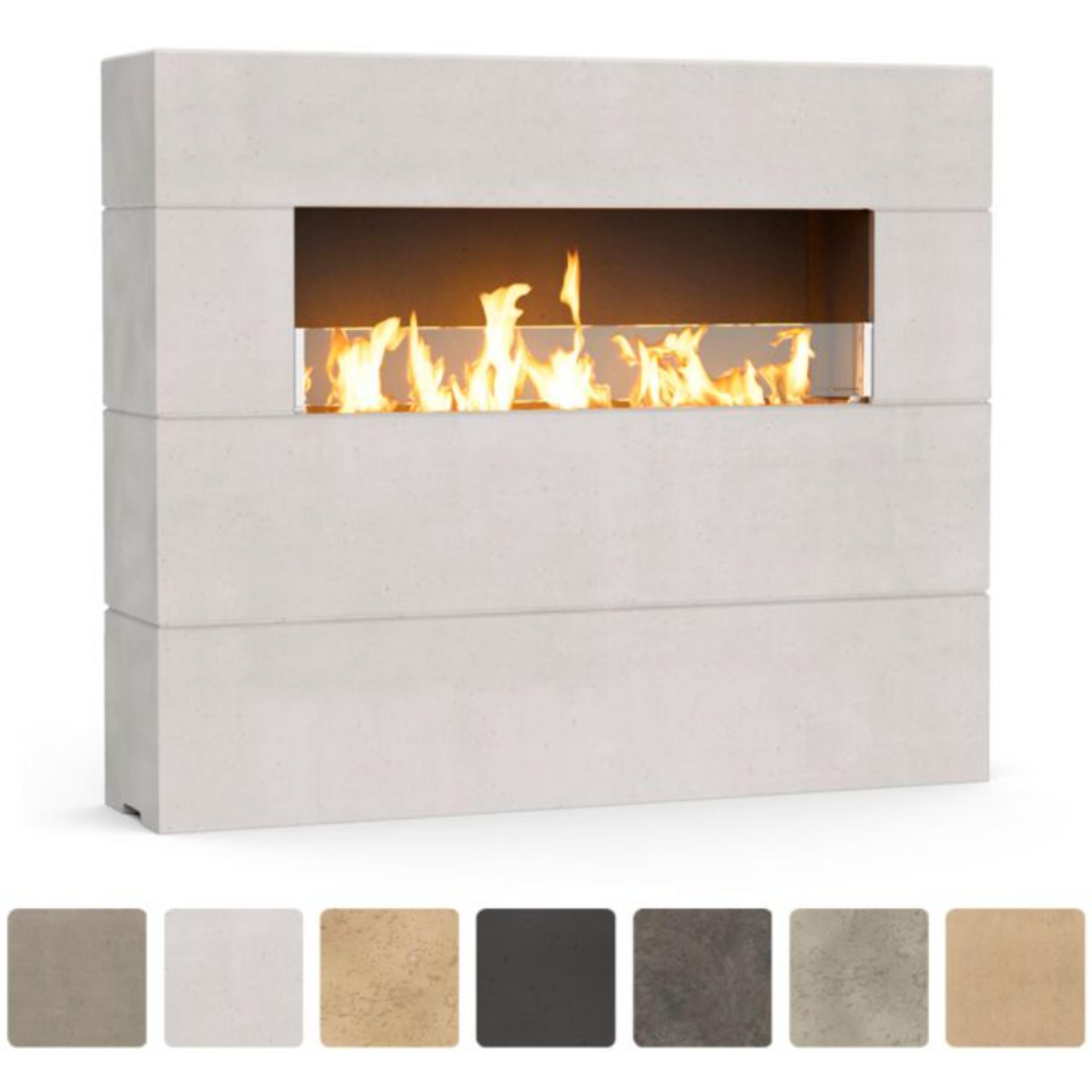American Fyre Designs 72" Milan Tall Linear Outdoor Gas Fireplace
