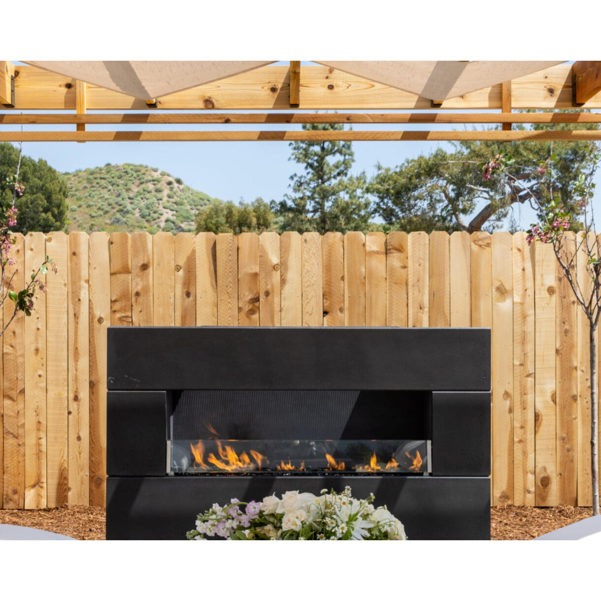 American Fyre Designs 72" Milan Low Linear Outdoor Gas Fireplace