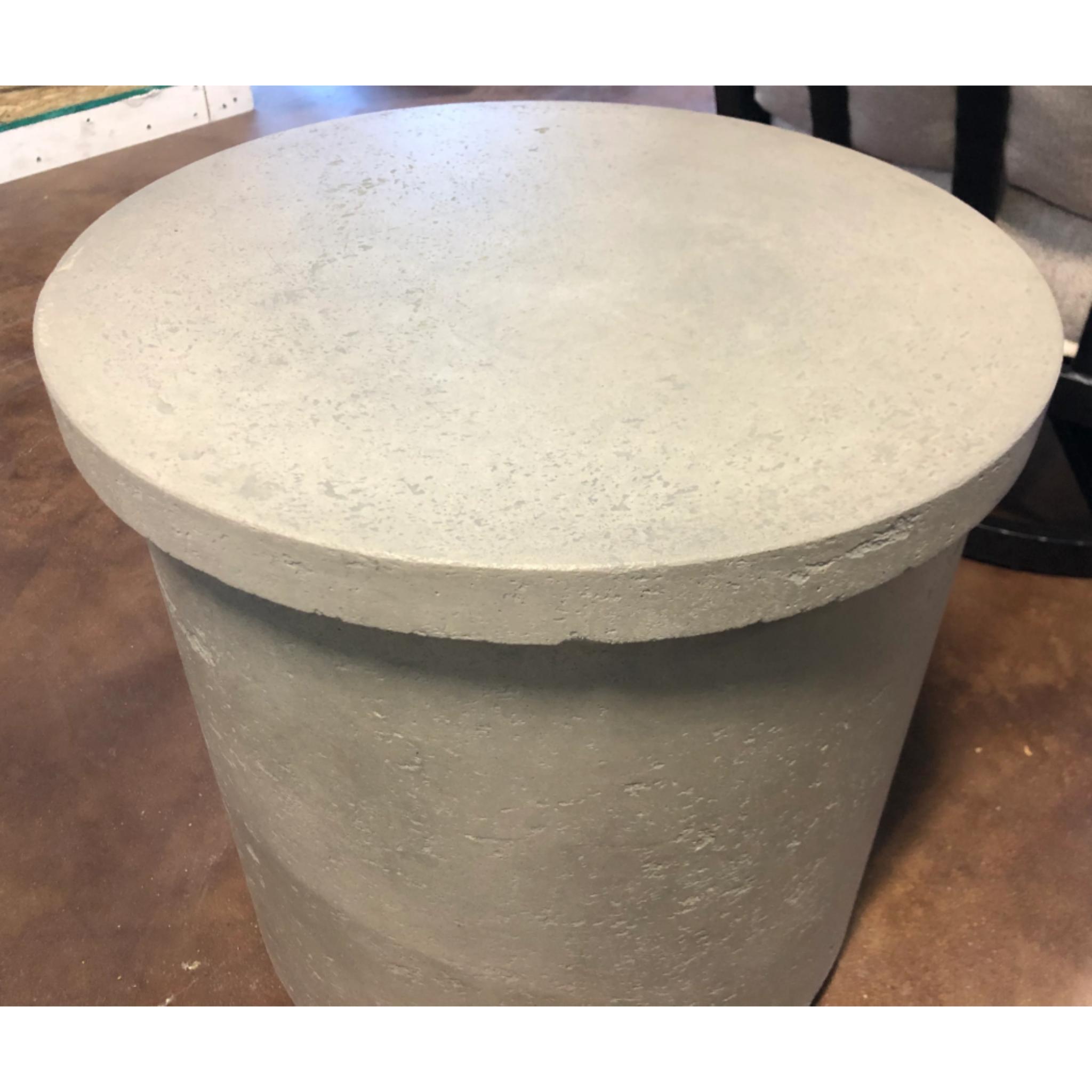 American Fyre Designs Contempo Tank Cover/End Table in GFRC