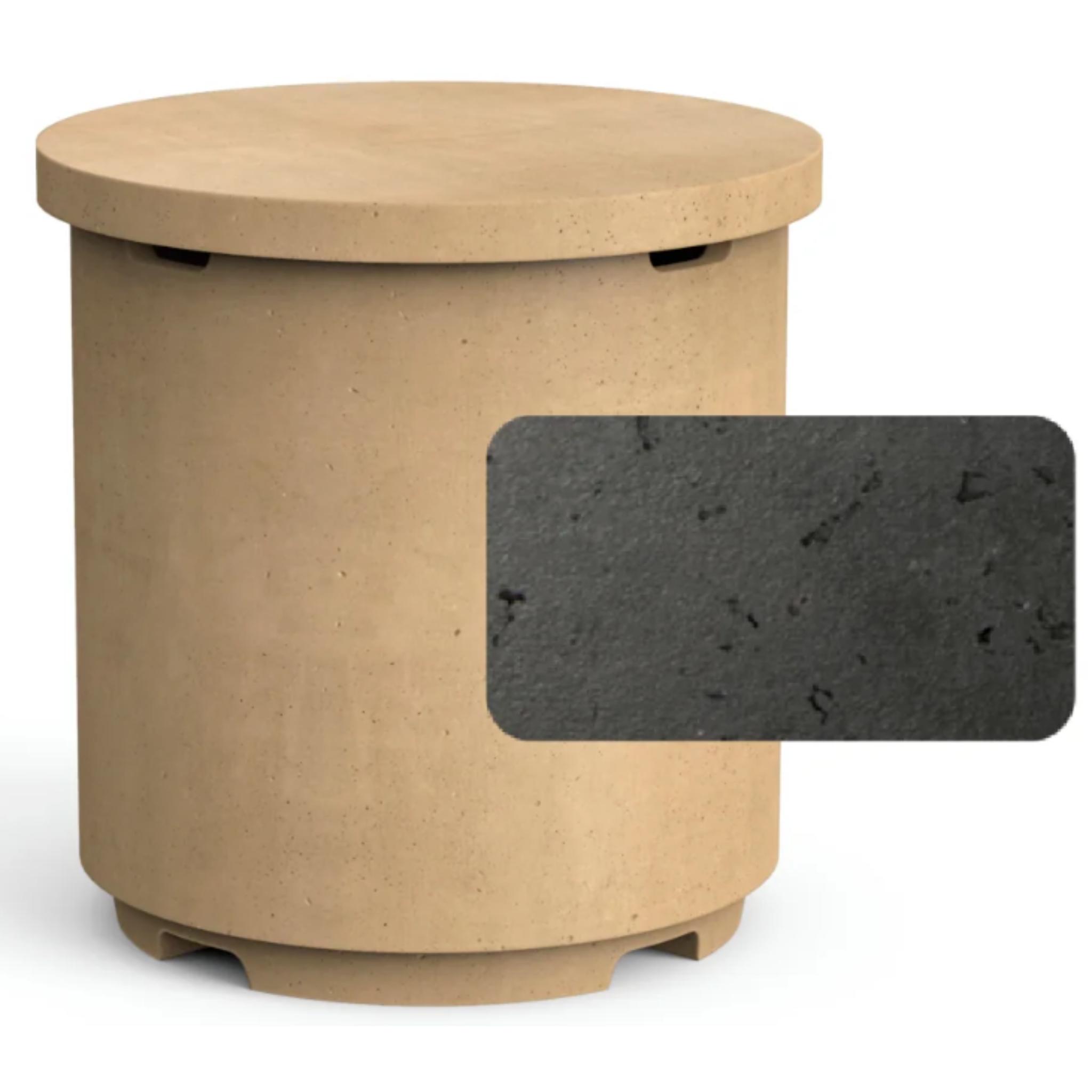 American Fyre Designs Contempo Tank Cover/End Table in GFRC