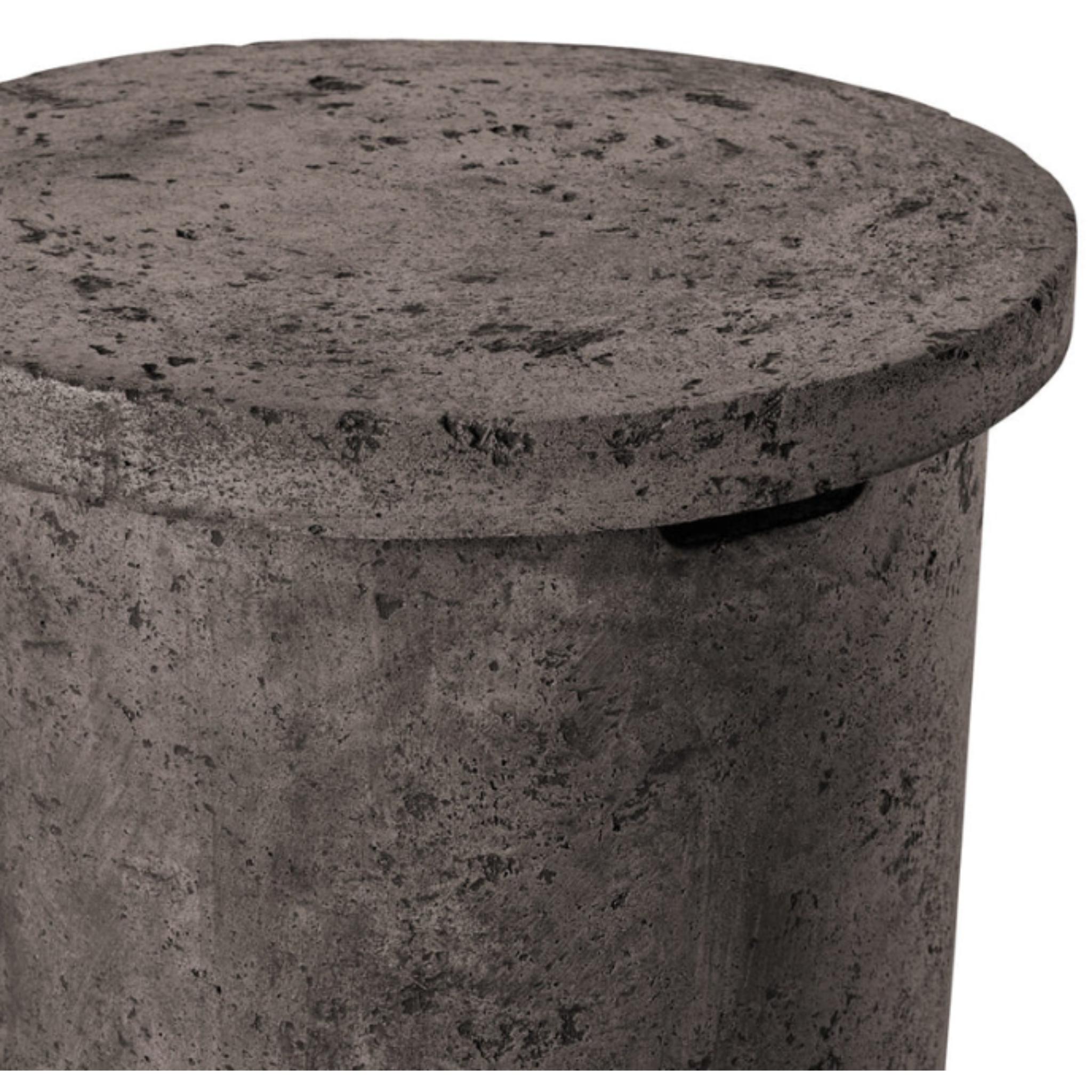 American Fyre Designs Contempo Tank Cover/End Table in GFRC