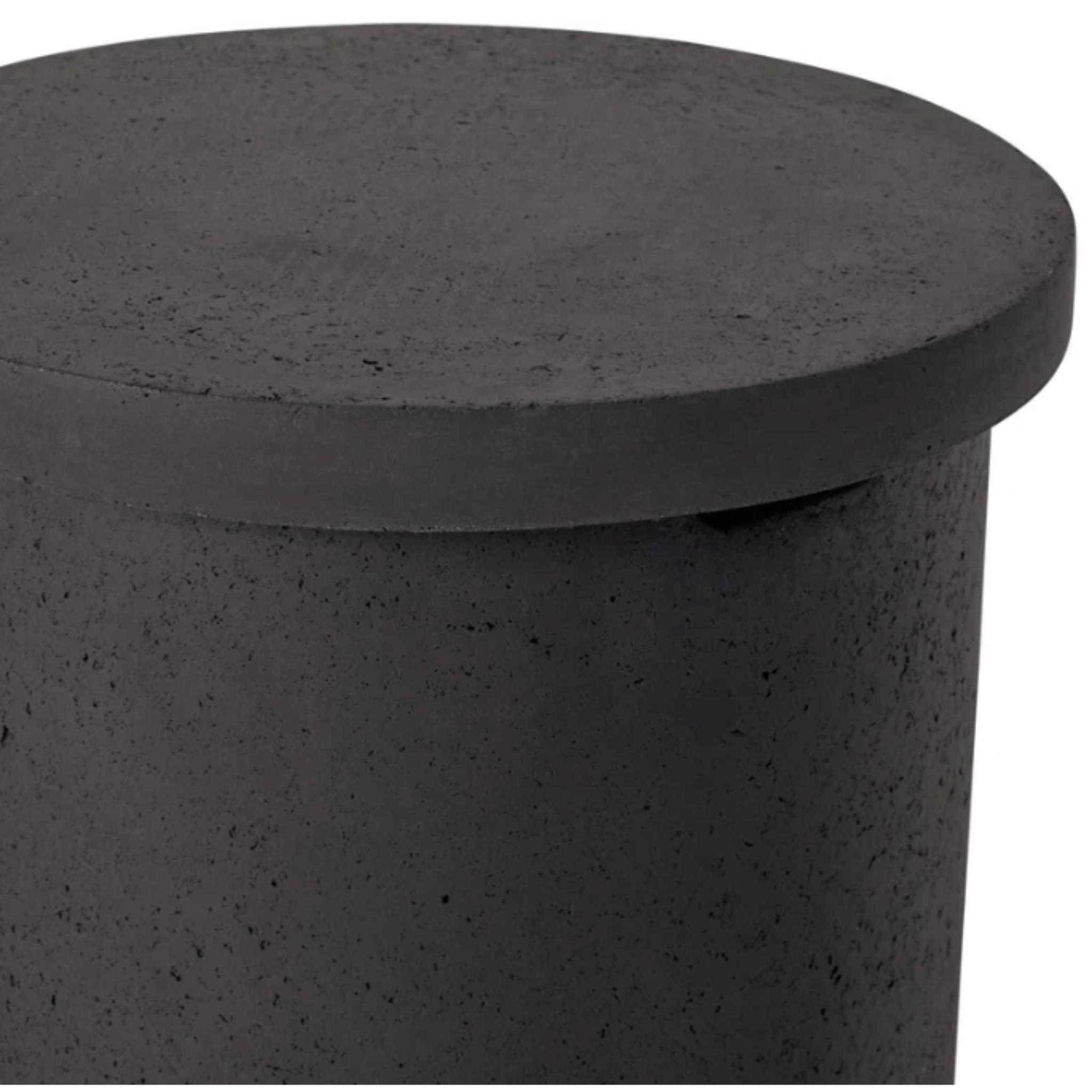 American Fyre Designs Contempo Tank Cover/End Table in GFRC