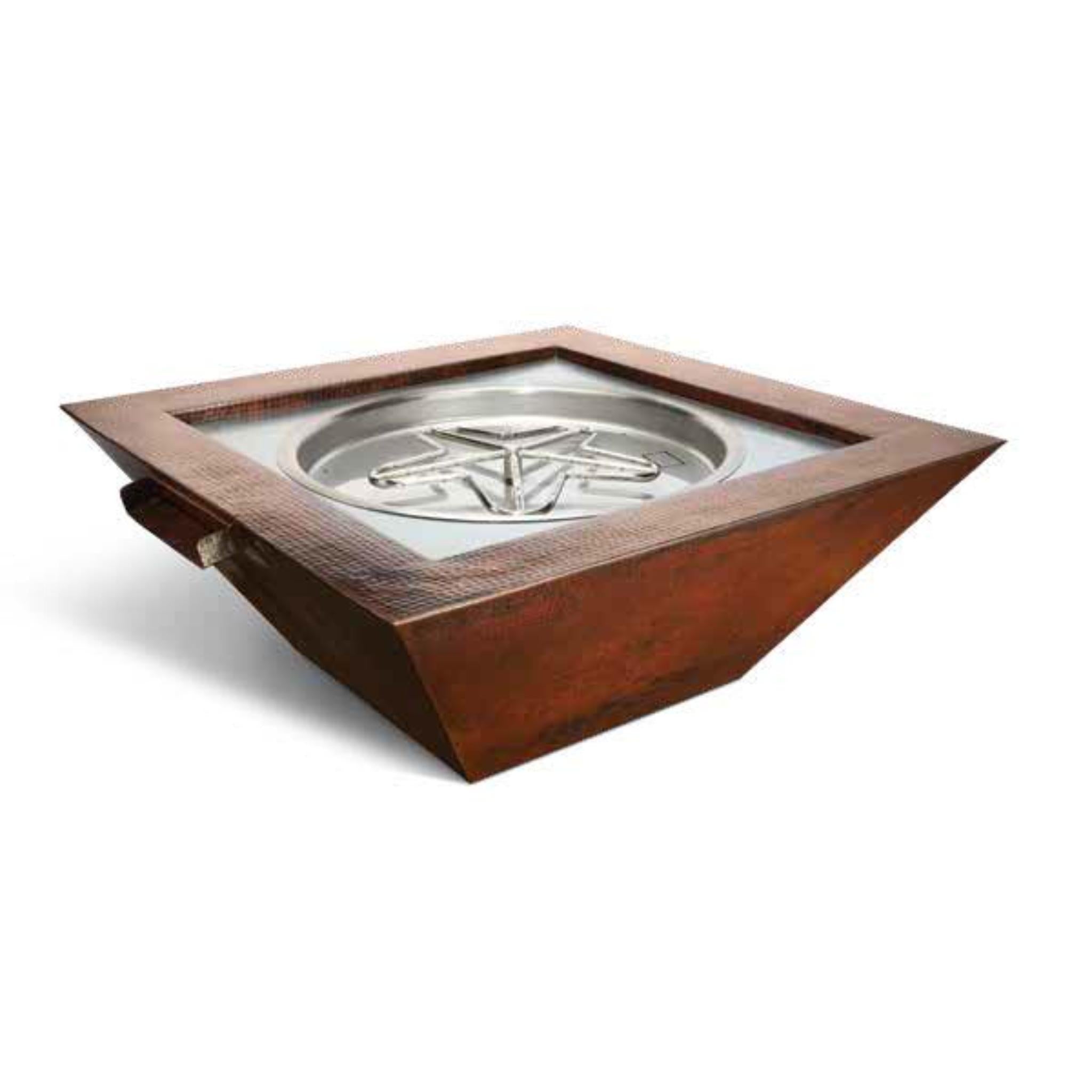 HPC Sedona Rectangular 40" Copper Fire Bowl