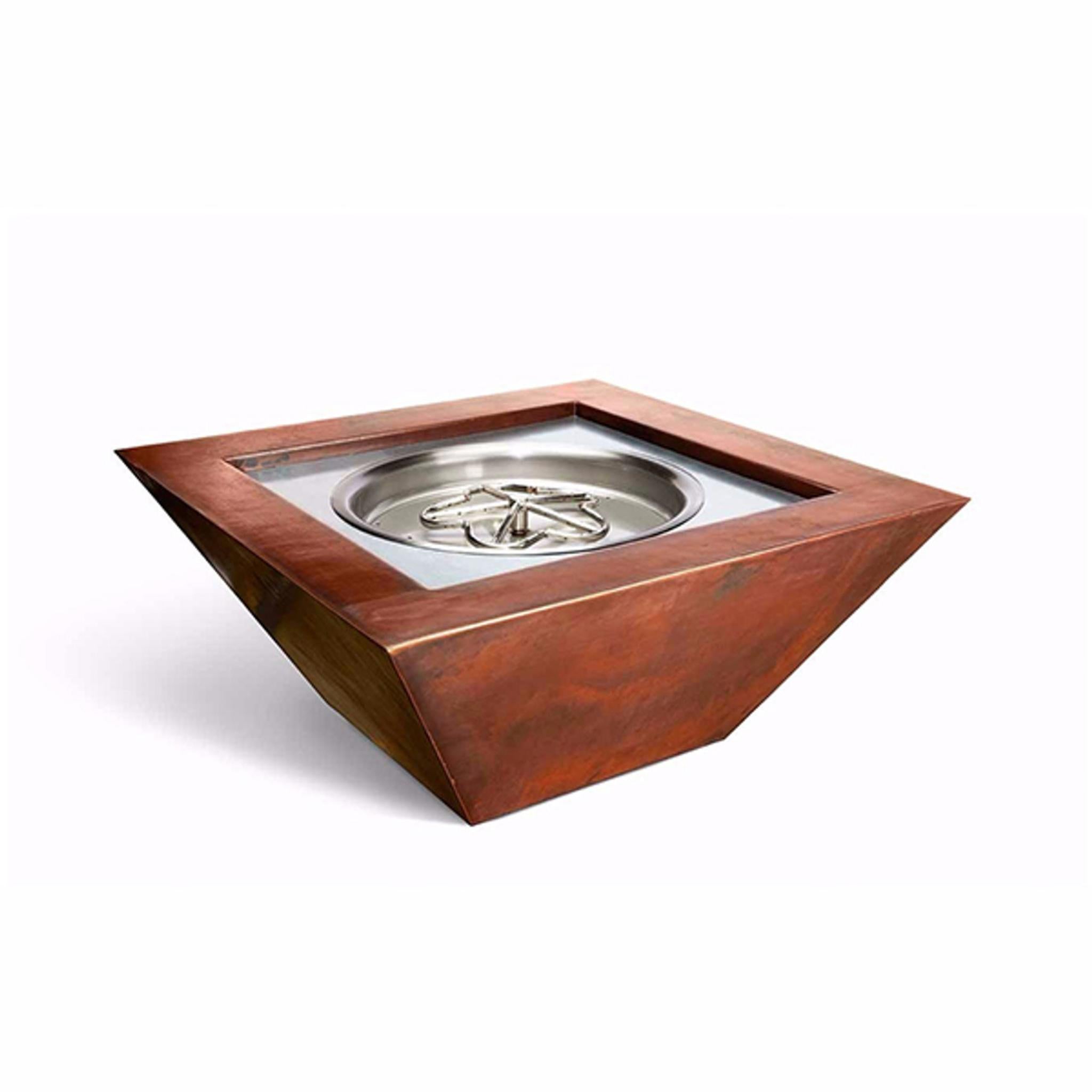 HPC Sierra Rectangular 36" Copper Fire Bowl