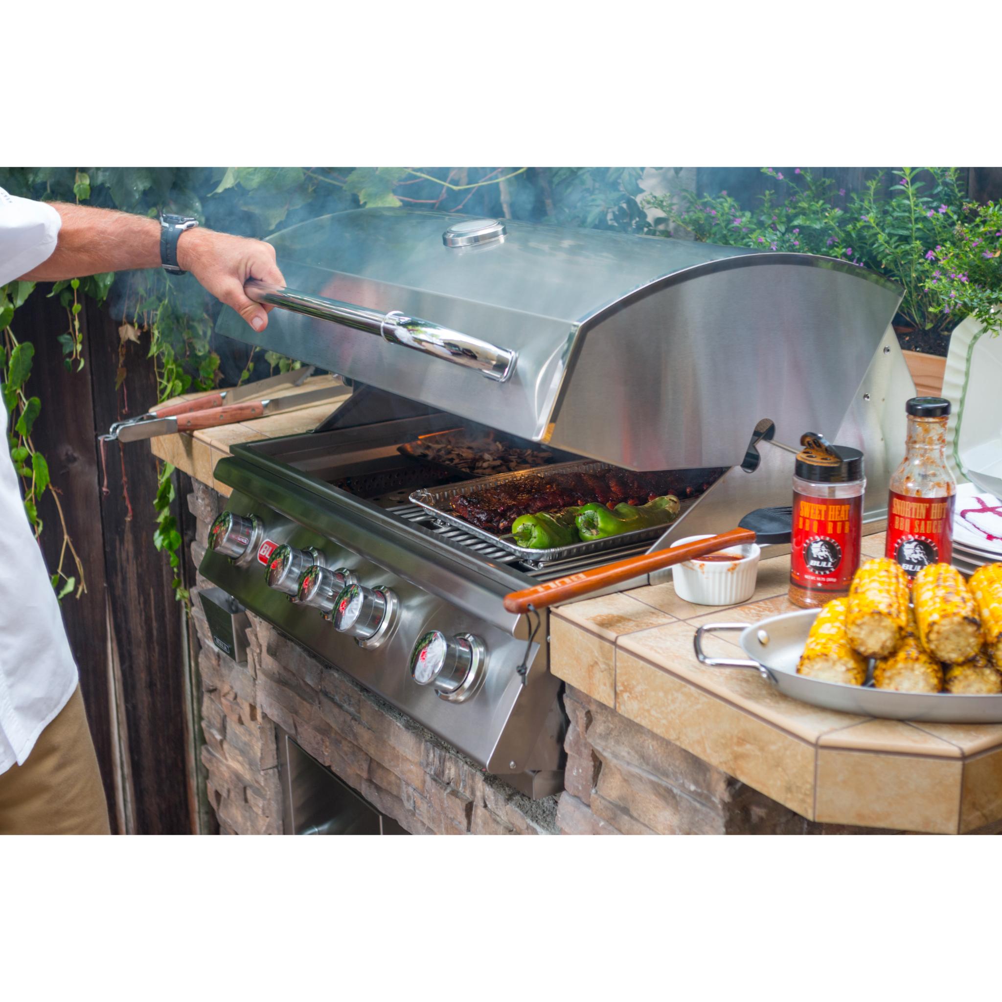 Bull 30" Angus Drop In Grill w/light 4 Burner / 75,000 BTU's