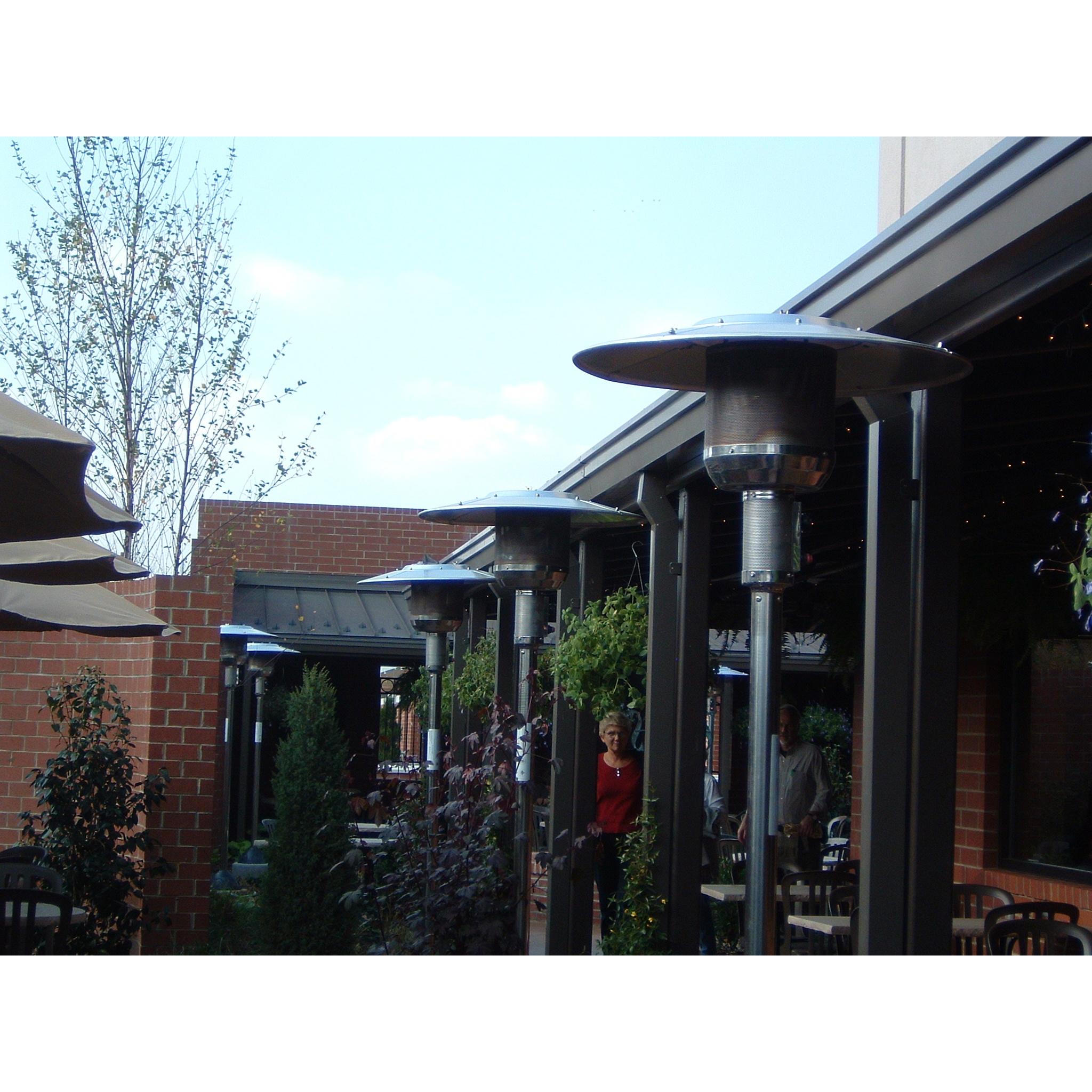 Schwank Portable Parasol Stainless Steel Patio Heater, LP Gas