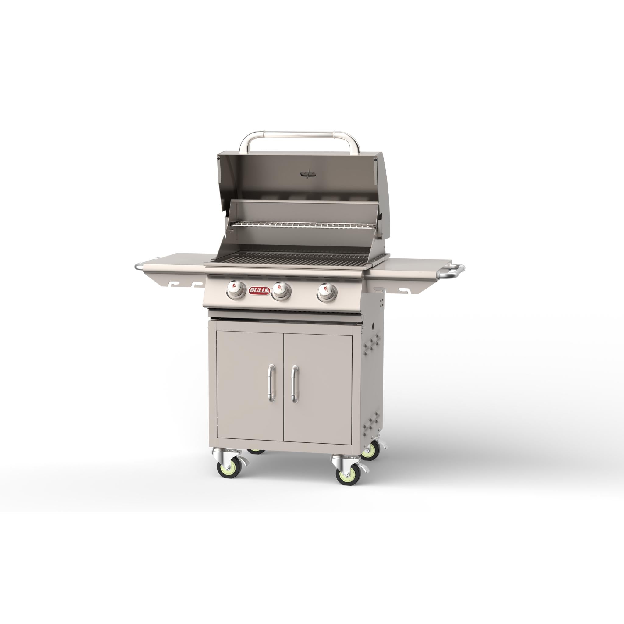 Bull 24" Steer Premium Complete Grill Cart 3 Burner / 45,000 BTU's