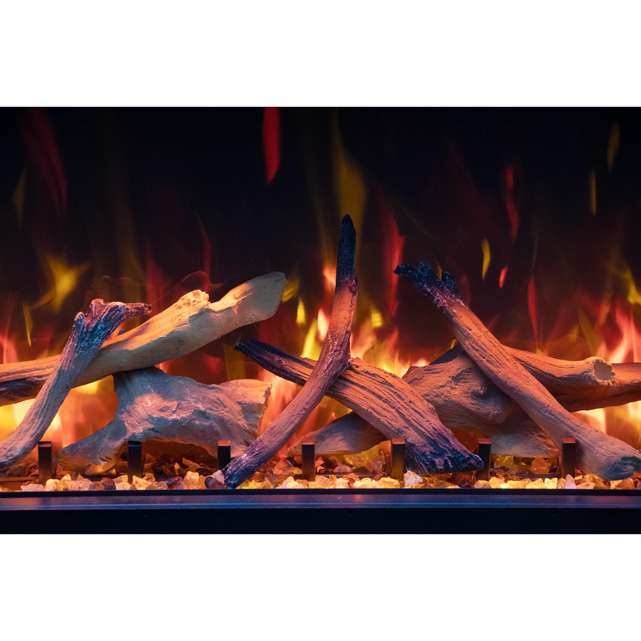 Amantii Tru View XL Deep Smart 3 Sided Electric Fireplace