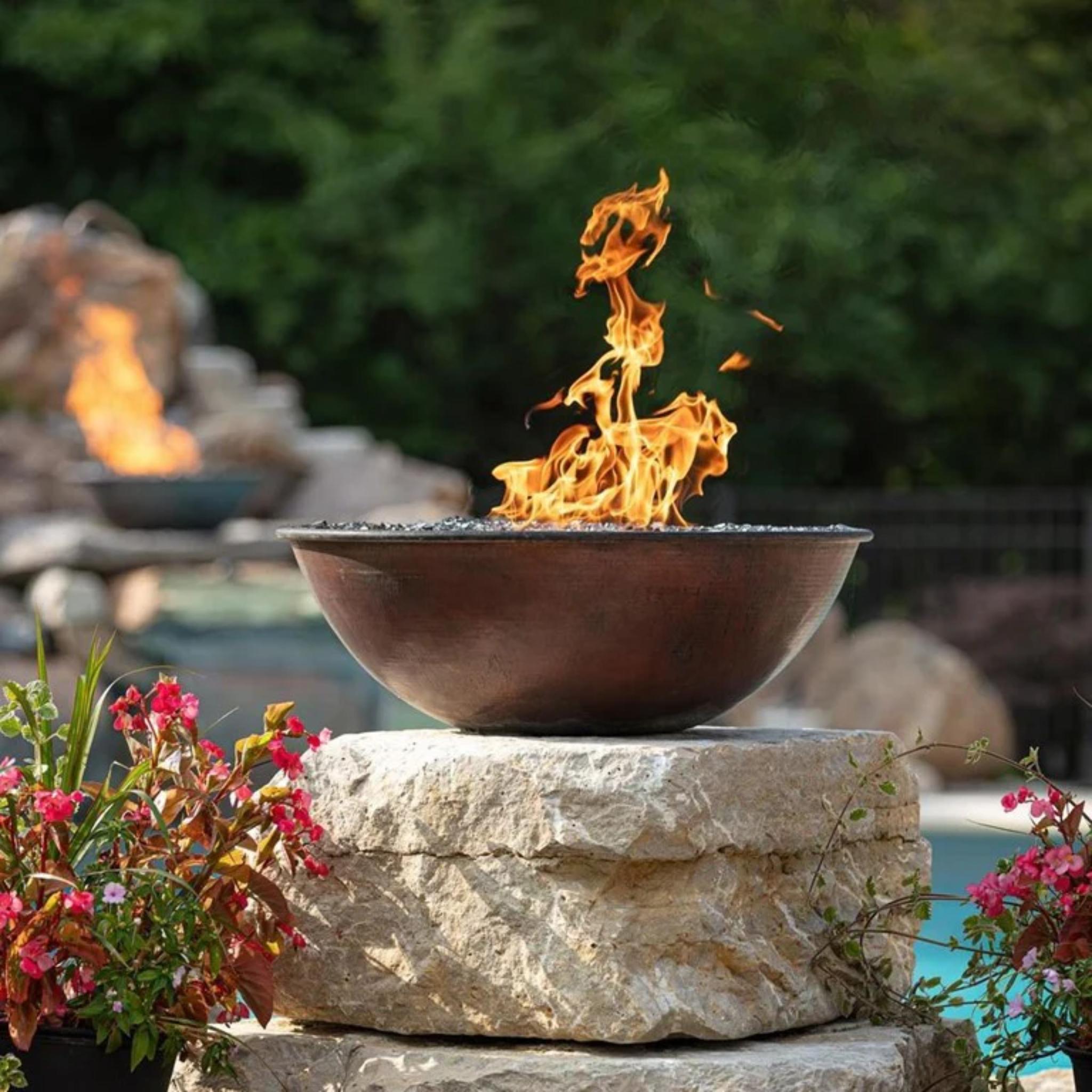 HPC Tempe Round 31" Copper Fire Bowl