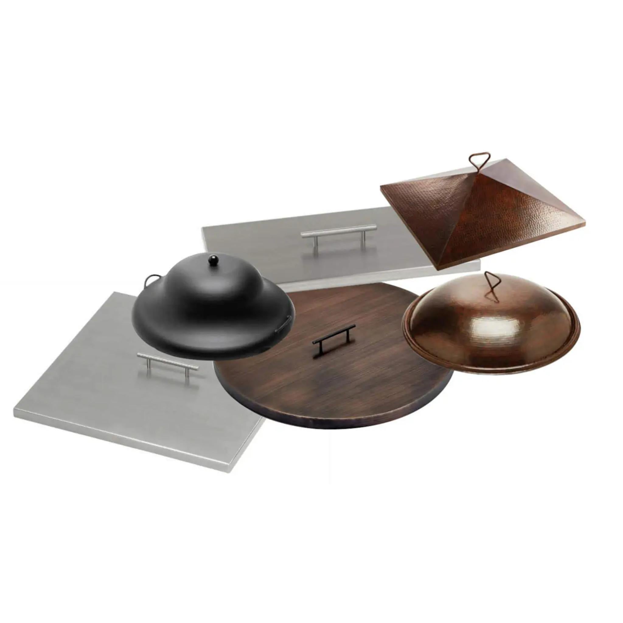 HPC Fire Pit Covers for Copper Bowl Series