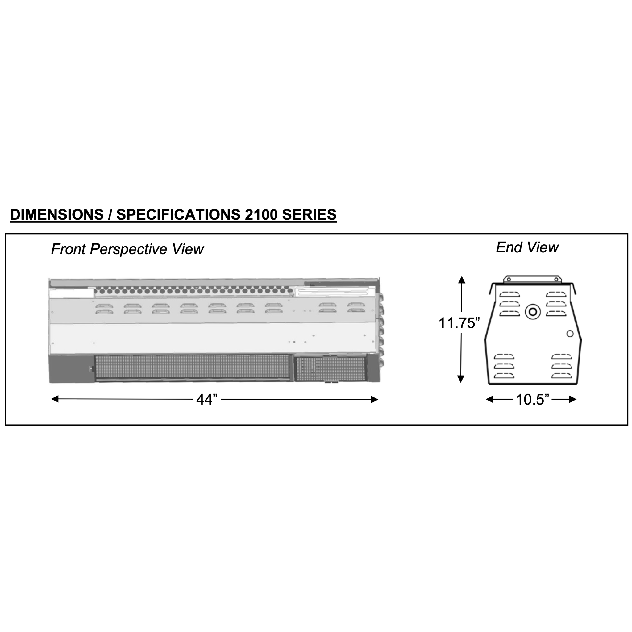 BistroSchwank 2100 Series Single Stage Patio Heater