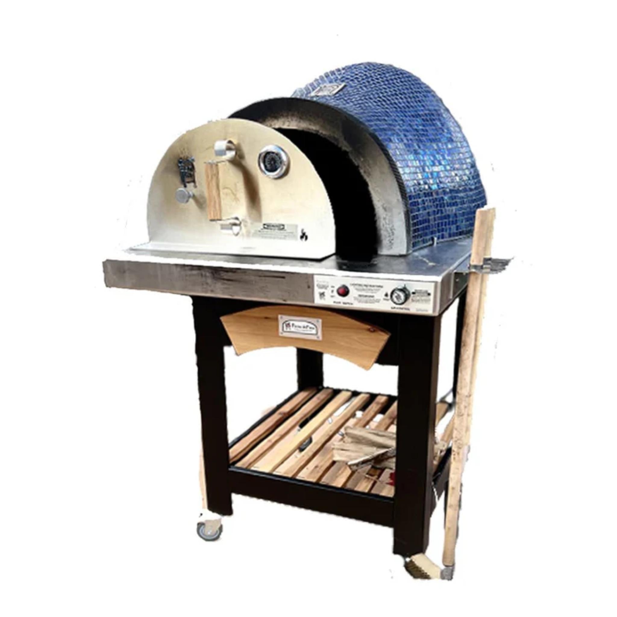 HPC Forno De Pizza Forno Series Portable Pizza Oven with Cart