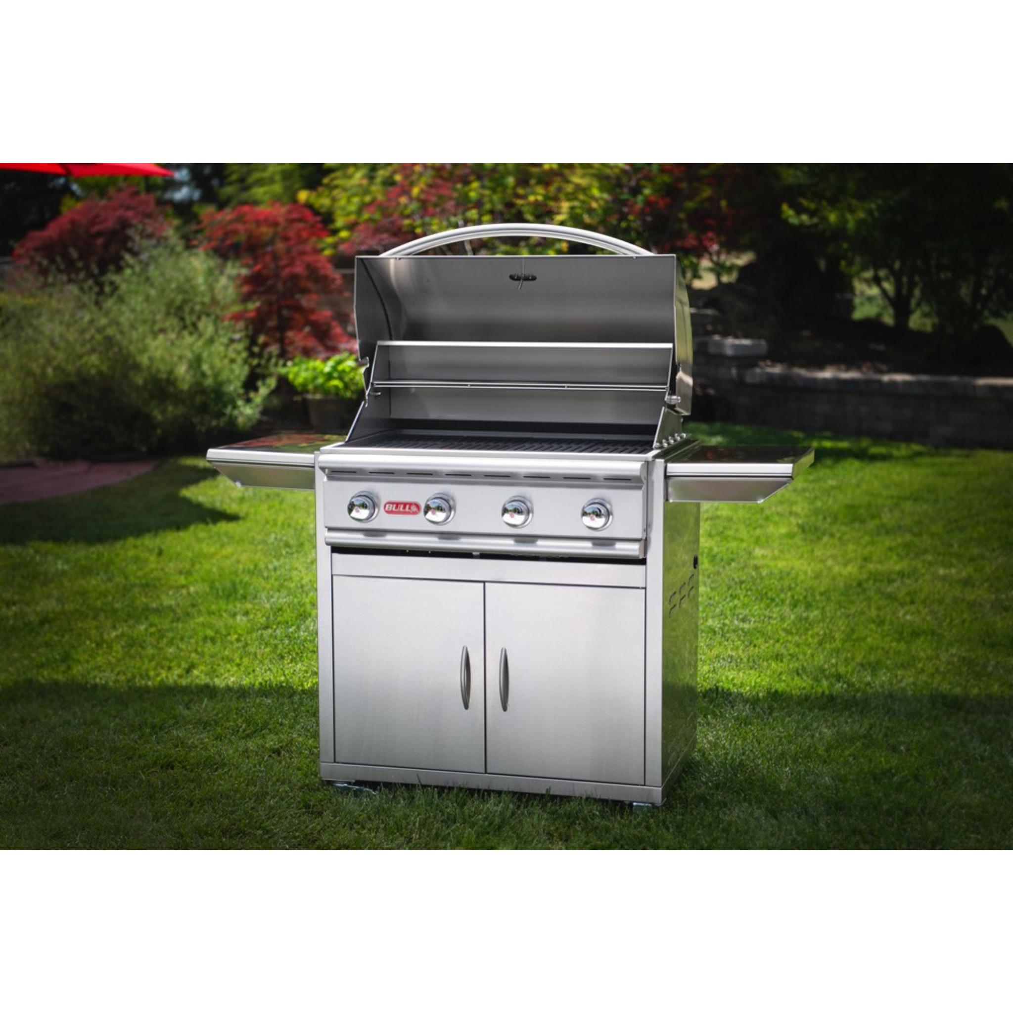 Bull 30" Outlaw Complete Grill Cart 4 Burner / 60,000 BTU's