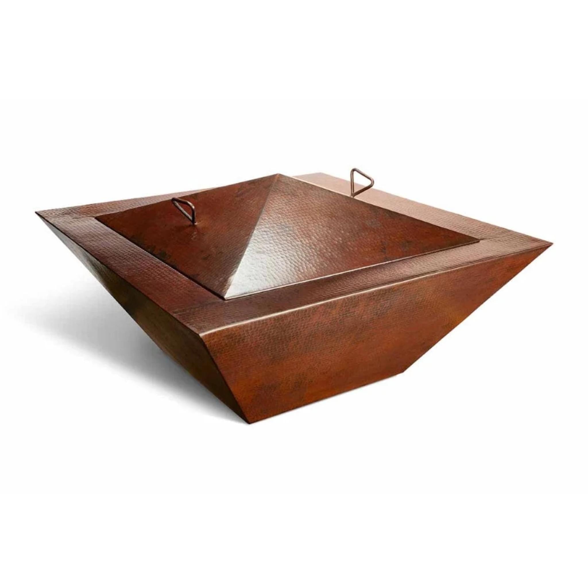 HPC Sedona Rectangular 40" Copper Fire Bowl