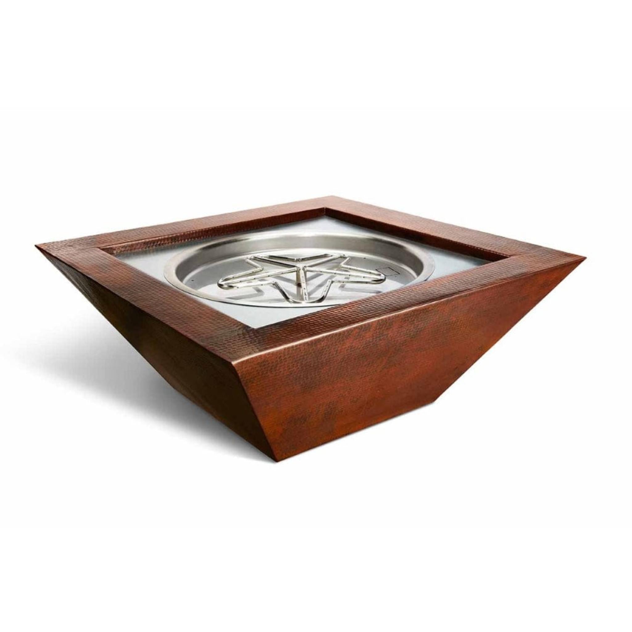 HPC Sedona Rectangular 40" Copper Fire Bowl