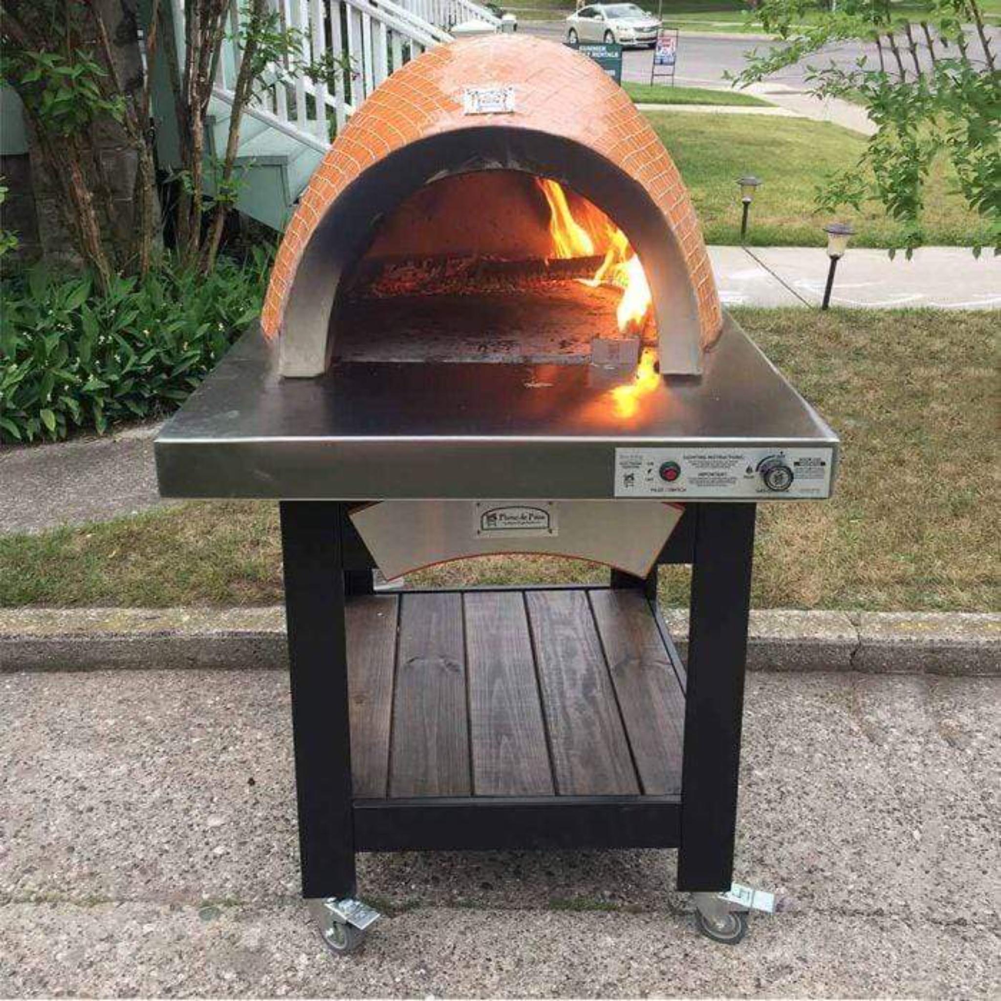 HPC Forno De Pizza Forno Series Portable Pizza Oven with Cart