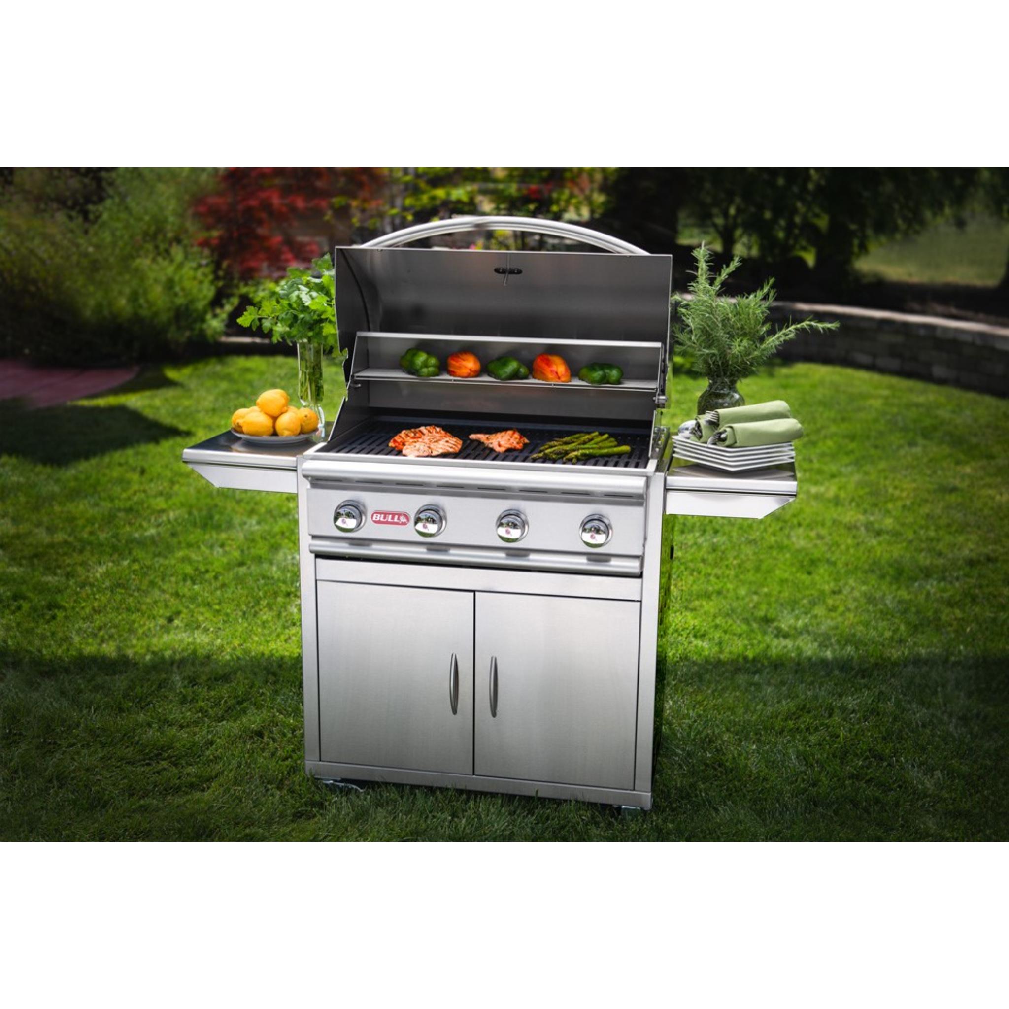 Bull 30" Lonestar Complete Grill Cart 4 Burner / 60,000 BTU's