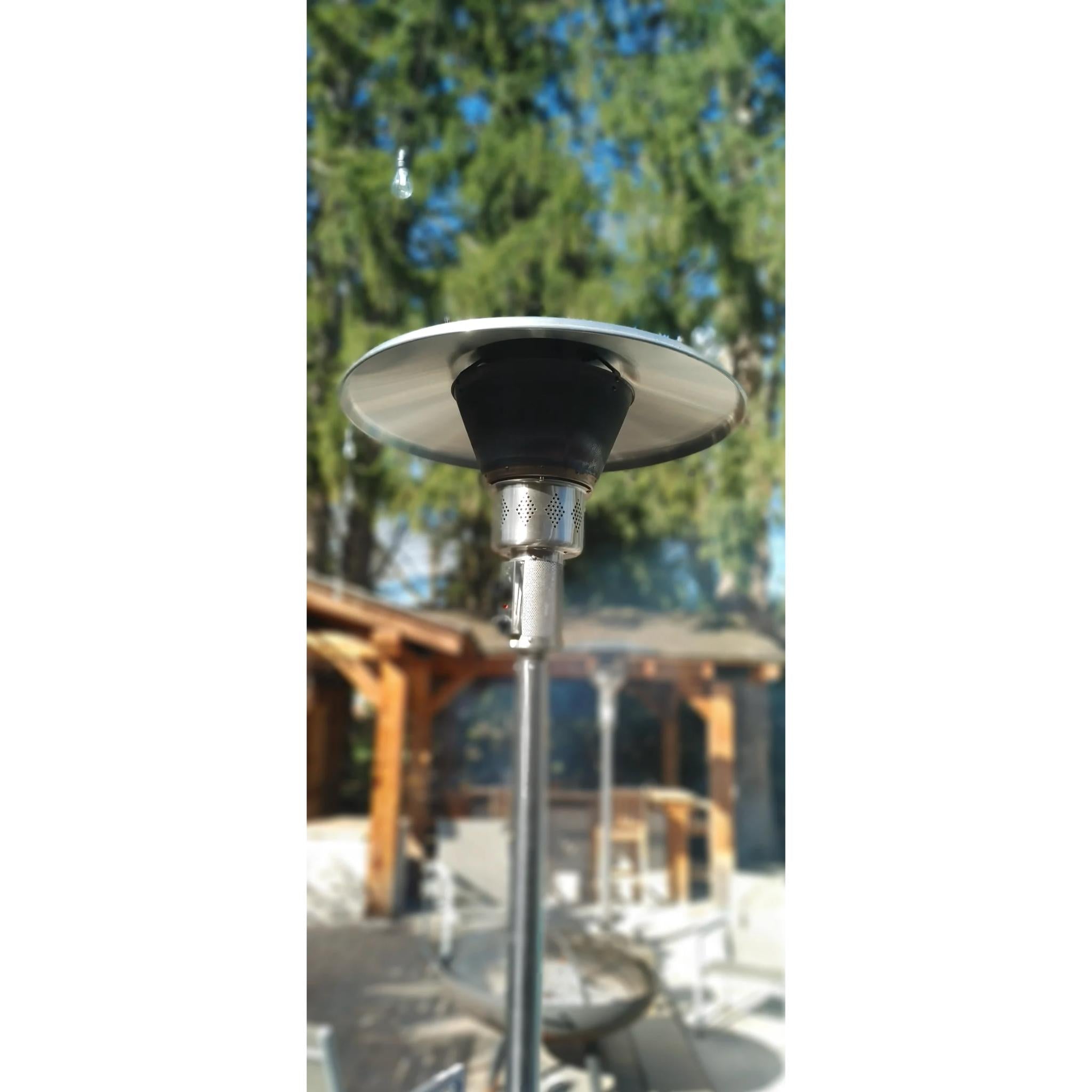 Schwank Portable Parasol Stainless Steel Patio Heater, LP Gas