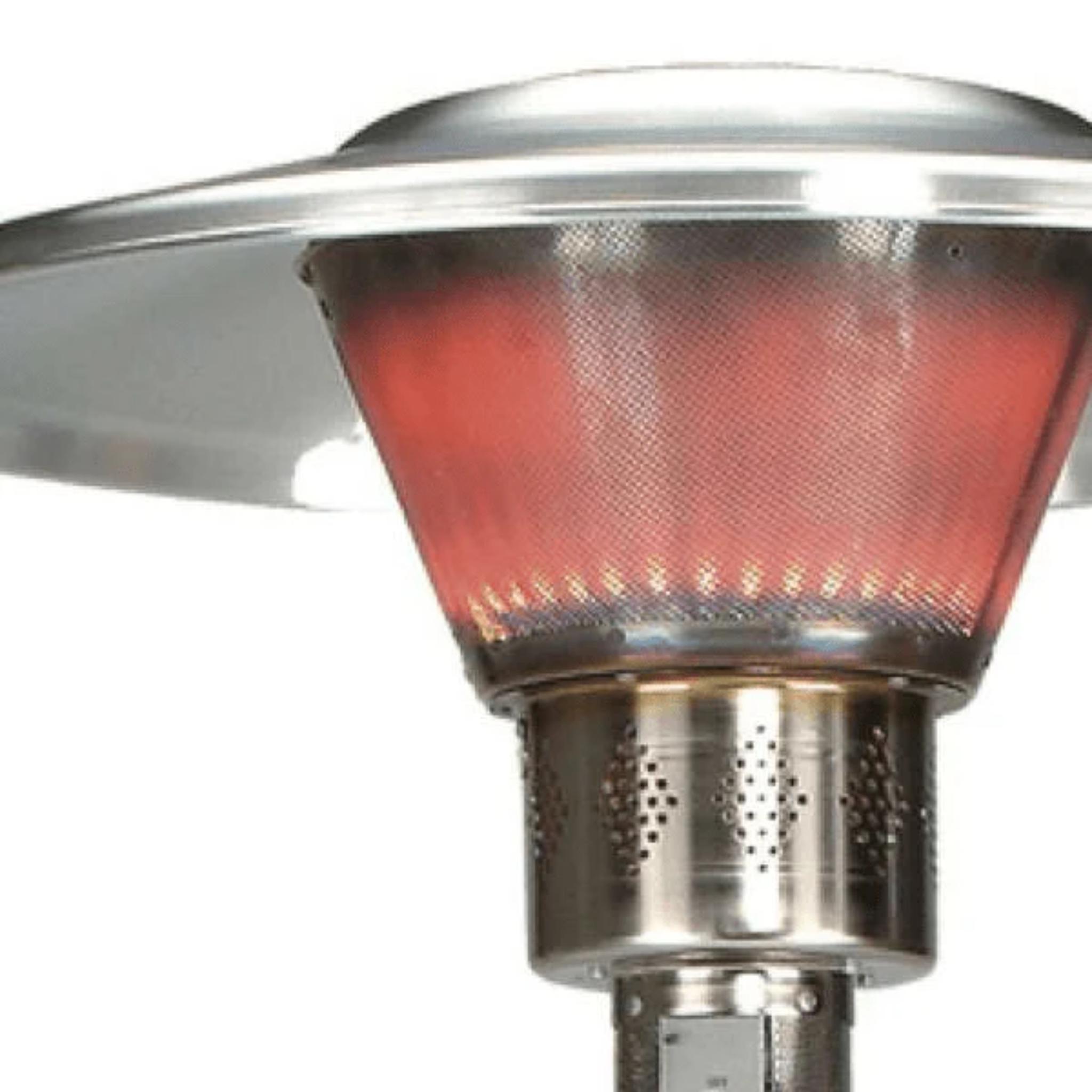 Schwank Portable Parasol Stainless Steel Patio Heater, LP Gas