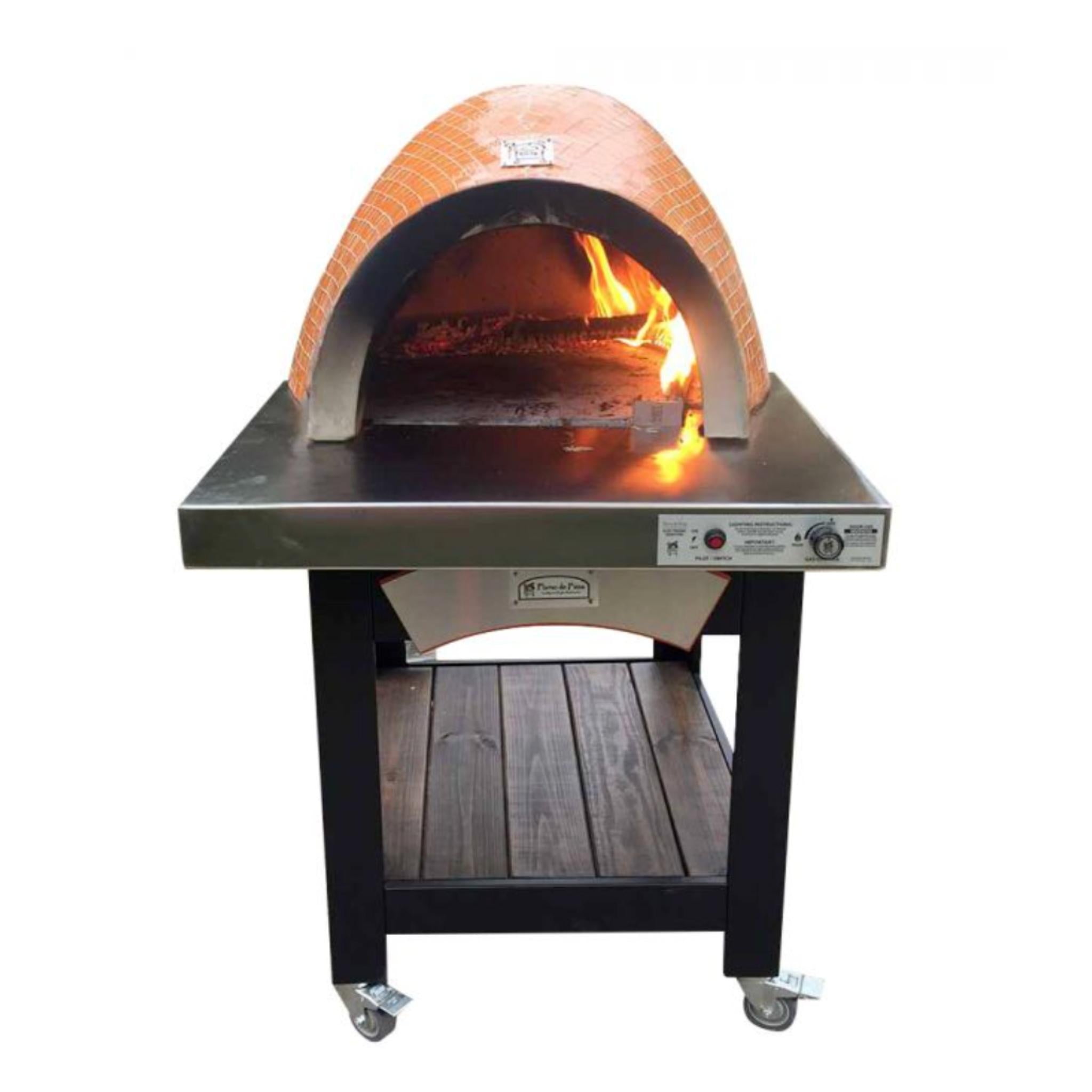 HPC Forno De Pizza Forno Series Portable Pizza Oven with Cart