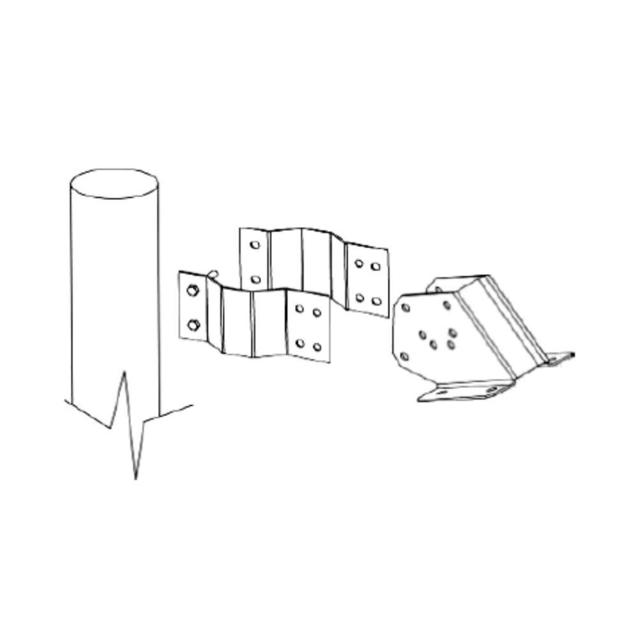 Schwank Wall, Ceiling, and Pole Mount Kits for 2100 & 2300 Series Patio Heaters