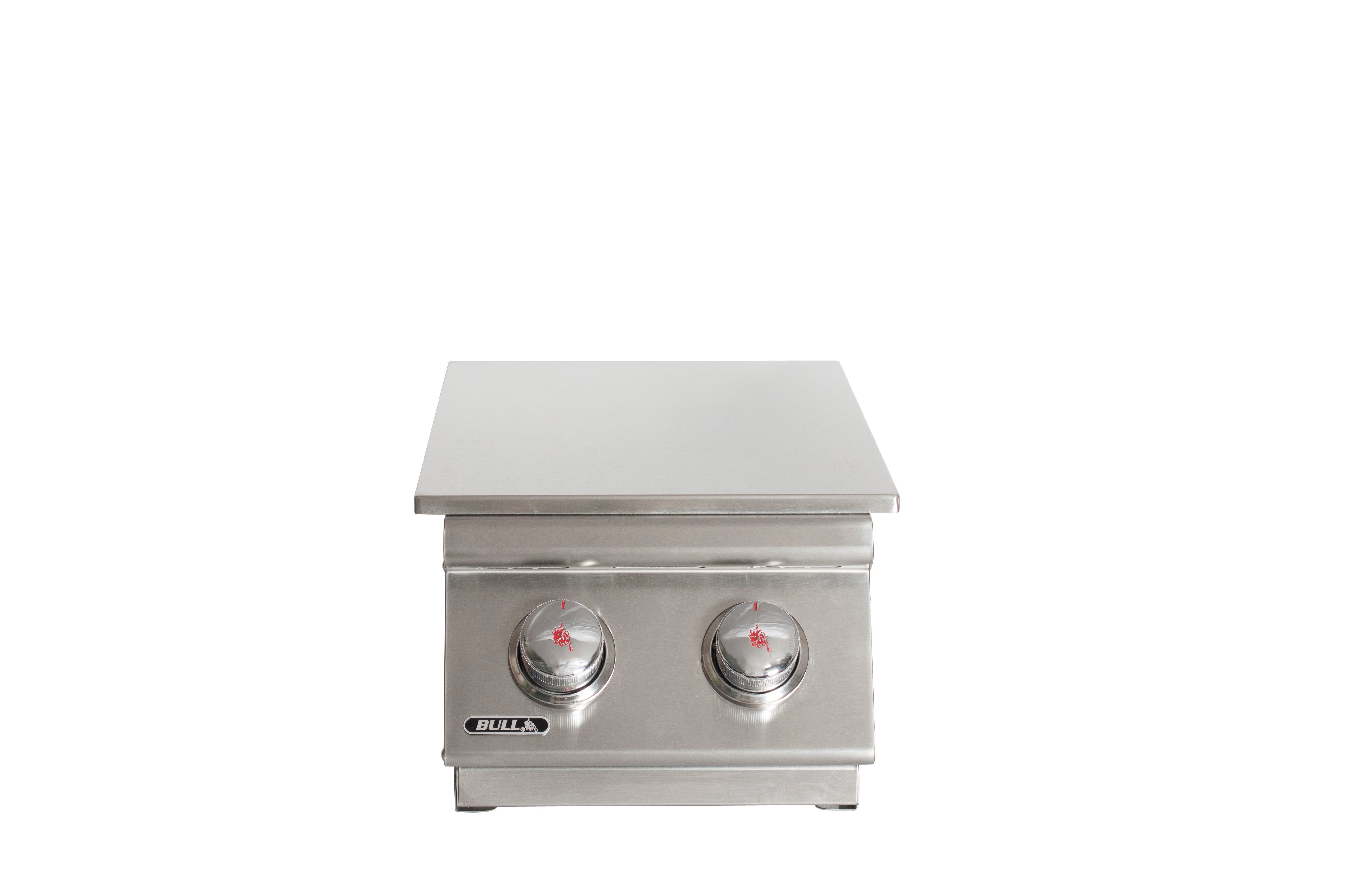 Bull Double Slide-In Side Burner with Cover