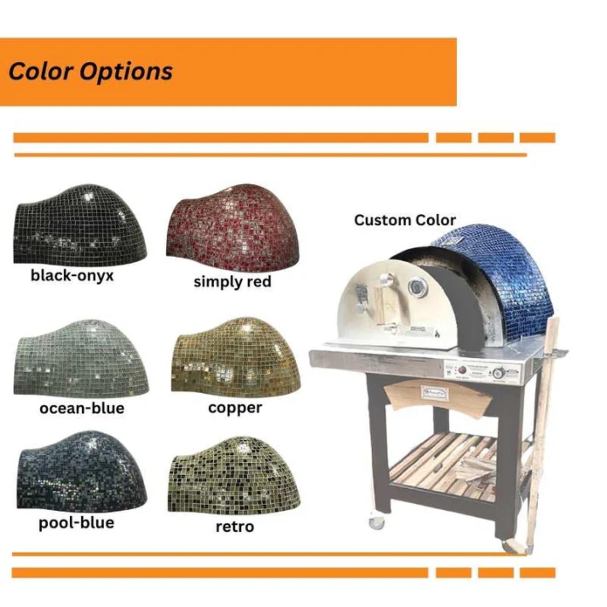 HPC Forno De Pizza Forno Series Portable Pizza Oven with Cart